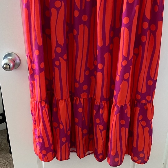 Collection by Czele Dress in Red and Purple - Picture 6 of 6